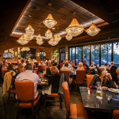 The dining room inside of Valentina's Italian