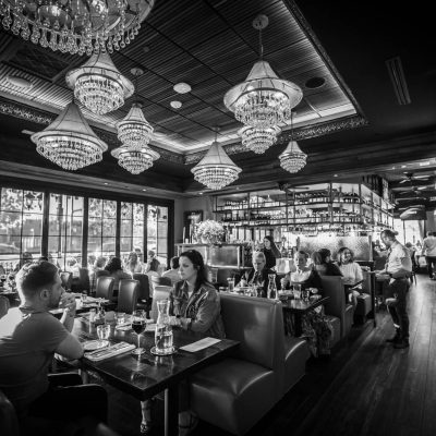 The dining room inside of Valentina's Italian