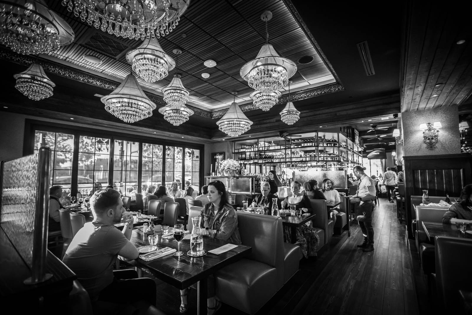 The dining room inside of Valentina's Italian